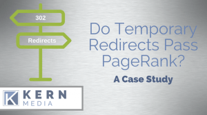 Case Study: Does a 302 Redirect Pass PageRank with Google?